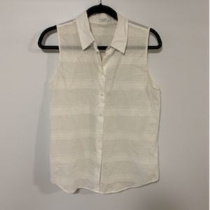 Equipment Sleeveless Button Down